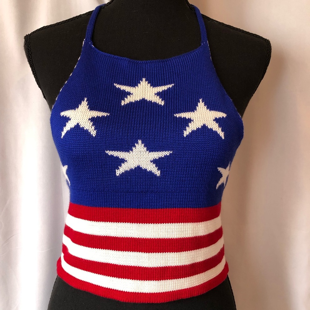 Fun Patriotic Knit Top